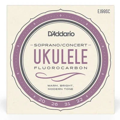 D'Addario EJ99SC struny do ukulele SOPRANO/CONCERT Ukulele Set