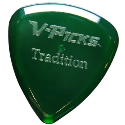 Akrylowa kostka do gitary 2,75mm V-Picks Tradition Green zielona kostka do gitary