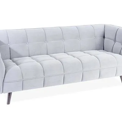 SOFA CASTELLO 3 VELVET J. SZARY BLUVEL 03 / WENGE