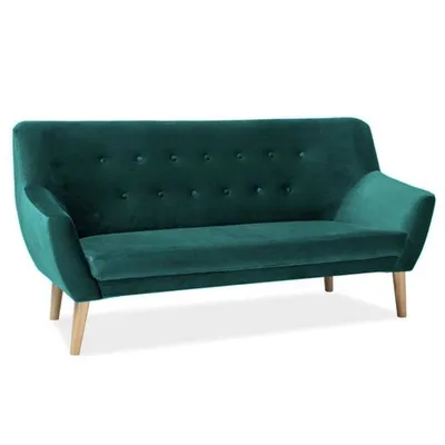 SOFA NORDIC 3 VELVET KOLOR ZIELONY TAPICERKA BLUVEL 78 / BUK