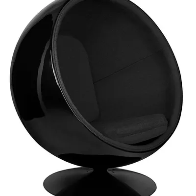 Fotel BALL BLACK czarny