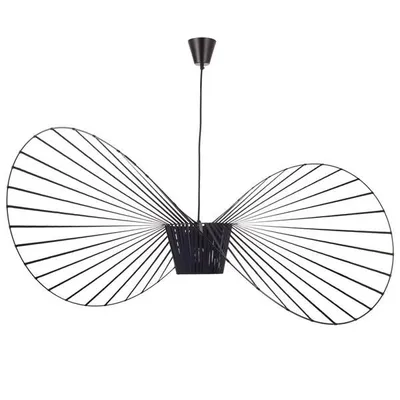 Lampa wisząca kapelusz SOMBRERO czarna 140 cm