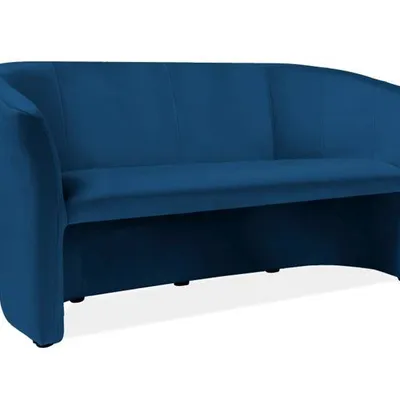 SOFA TM-3 VELVET GRANATOWY BLUVEL 86 / WENGE