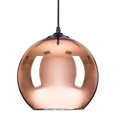 Lampa wisząca MIRROR GLOW - L miedziana 40 cm