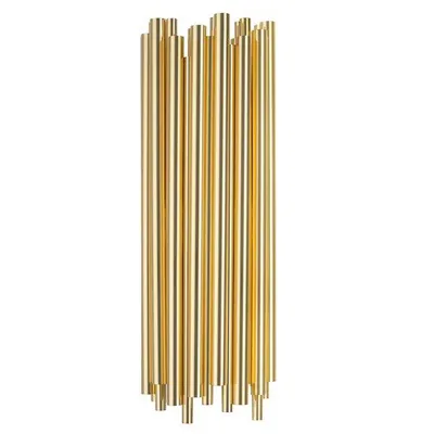 Lampa ścienna TUBO GOLD złota 50 cm