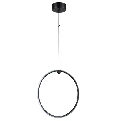 Lampa wisząca COCO 1 LED czarna 40 cm