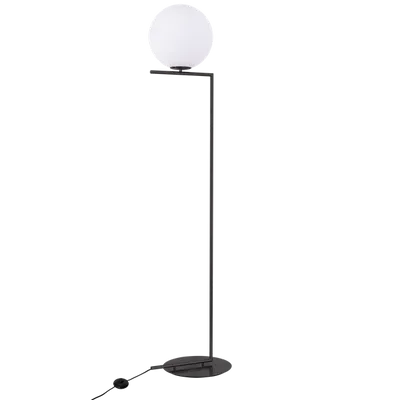 Lampa stojąca podłogowa SOLARIS czarna 174 cm