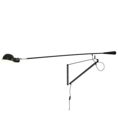 Lampa ścienna MOVE S czarna 135 cm