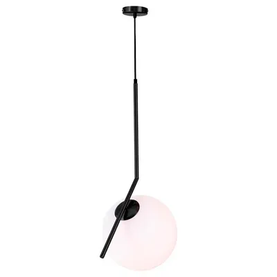 Lampa wisząca SOLARIS czarna 20 cm