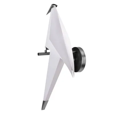 Lampa ścienna BIRD LED czarna 67 cm