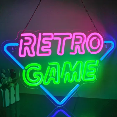 Neon Retro Game LED