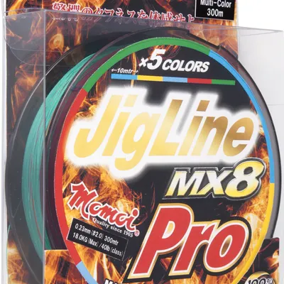 Plecionka Momoi Jigline Mx8 Pro 200m 0.16mm/9kg 5-kolorowa