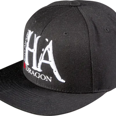 Czapka Dragon Hells Anglers flat front "HA" czarna