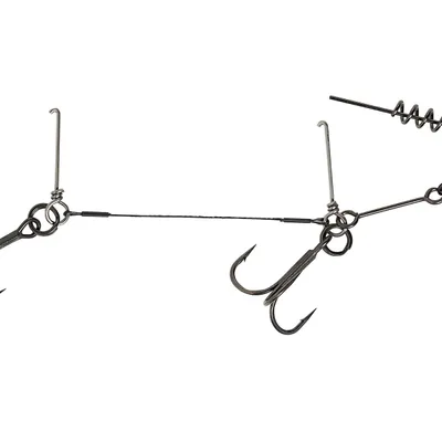 Tytanowa dozbrojka do dużych przynęt Savage Gear 1x7 Titanium Corkscrew 2x#2/0 23kg