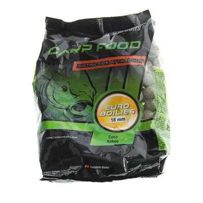 Kulki haczykowe Tandem Baits Euro Boilies 1kg - Kokos