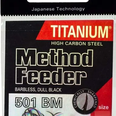 Haczyki Titanium METHOD FEEDER 501