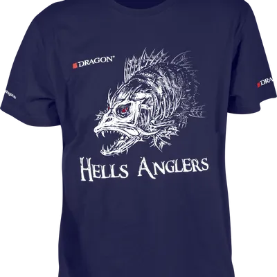 T-Shirt Dragon Hells Anglers SANDACZ L granatowy