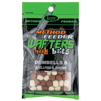 Przynęty haczykowe Lorpio Hook Baits Wafters Dumbells 8x10mm