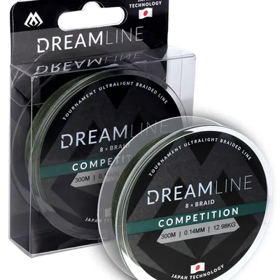 Plecionka - Dreamline Competition - 0.14mm/12.98kg/300m - ZIELONA