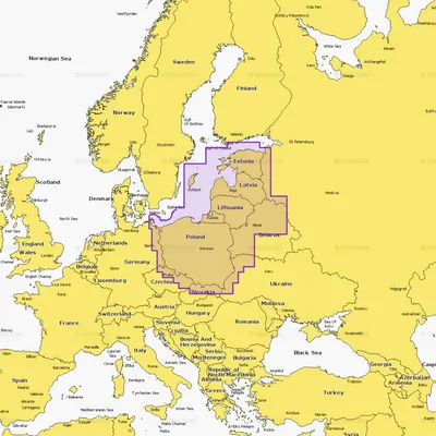 Mapy NAVIONICS Baltic Sea - East Coast