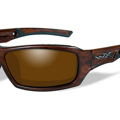 Okulary polaryzacyjne WileyX Echo Amber Matte Layered Tortoise Frame