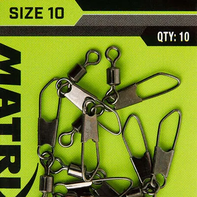 Agrafka z krętlikiem Matrix Snap Link Swivels