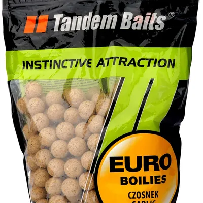 Kulki haczykowe Tandem Baits Euro Boilies 1kg - Czosnek