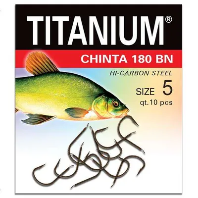 Haczyki Titanium CHINTA 180