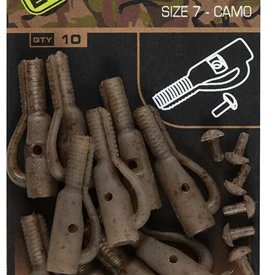 Klipsy Fox Edges Camo Lead Clip + Pegs