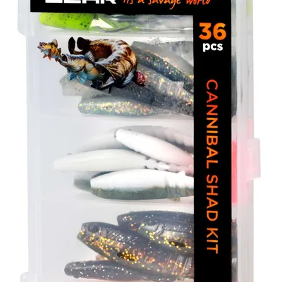 Zestaw przynęt Savage Gear Cannibal Shad Kit