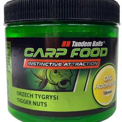 Kulki haczykowe Tandem Baits Carp Food Oil 18mm - Orzech Tygrysi