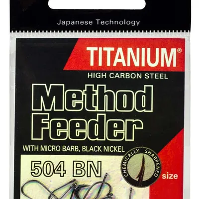 Haczyki Titanium METHOD FEEDER 504