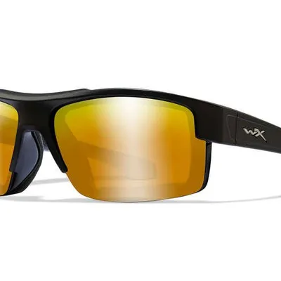 Okulary polaryzacyjne WileyX Compass Amber Gold Mirror Black Frame