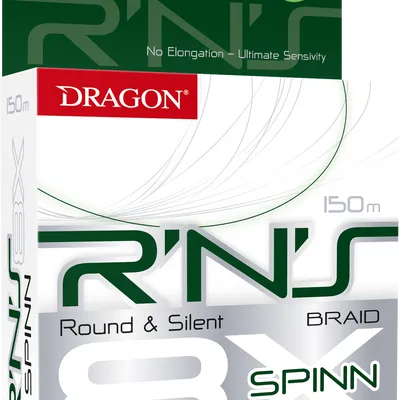 Plecionka Dragon R'N'S 8X Spinn 150m 0.12mm/9.90kg zielona