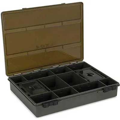 Pudełko Fox EOS carp tackle box loaded Large