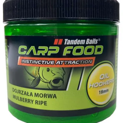 Kulki haczykowe Tandem Baits Carp Food Oil 18mm - Dojrzała Morwa