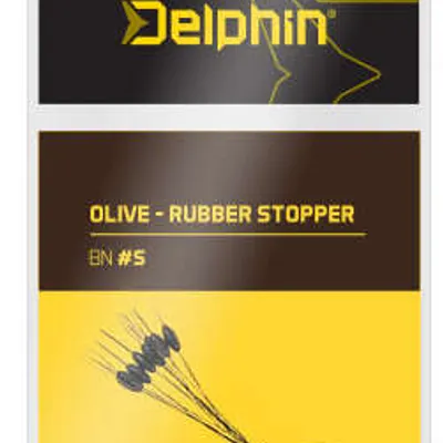 Stopery gumowe Delphin Olive