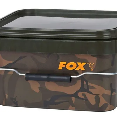 Wiadro Fox Camo square bucket 5L