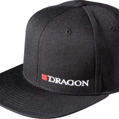 Czapka Dragon Hells Anglers flat front "DRAGON" czarna