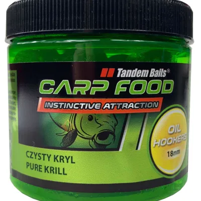 Kulki haczykowe Tandem Baits Carp Food Oil 18mm - Czysty Kryl