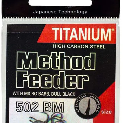 Haczyki Titanium METHOD FEEDER 502