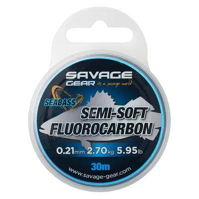 Fluorocarbon Savage Gear Semi-Soft Seabass