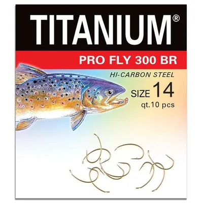 Haczyki Titanium PRO FLY 300