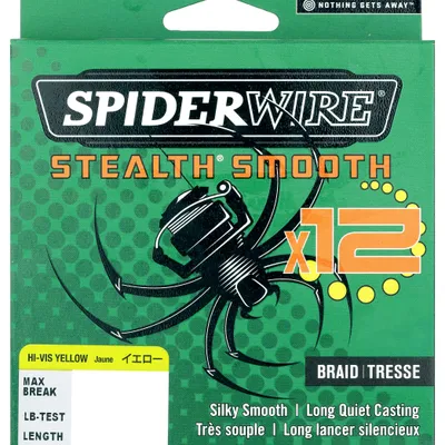 Plecionka Spiderwire Stealth Smooth 12 Żółta - 150m