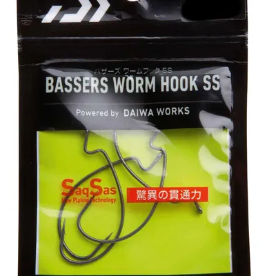 Hak spinningowy Daiwa Bassers Worm Hook WOS