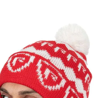 Czapka Fox Rage Red and White Bobble Hat