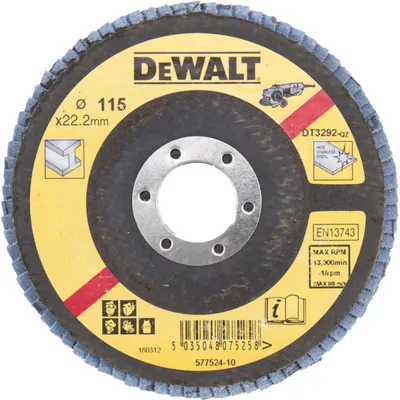 DT3293 DEWALT Tarcza listkowa 115 x 22.2 gr. 60 płaska Typ27