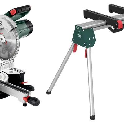 METABO KGS 254 M (613254000) KAPÓWKA Z FUNKCJĄ POSUWU + STÓŁ KSU 100 (629004000)