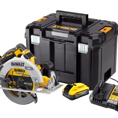 DCS573H2T DEWALT Pilarka tarczowa 190mm 2x5Ah POWERSTACK 18V XR FLEXVOLT ADVANTAGE walizka TsTak