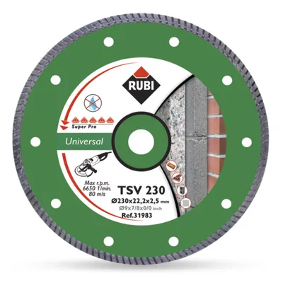 RUBI Tarcza Diamentowa TSV 125 SUPERPRO Beton